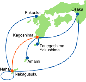 鹿児島ー沖縄
